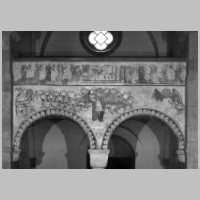 Bursfelde, Foto Marburg, Die klugen und die törichten Jungfrauen, darunter die drei Erzengel Raphael, Michael und Gabriel.jpg
